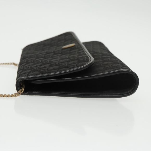 DIOR Trotter Canvas Chain Shoulder Bag Black - Picture 5 of 13